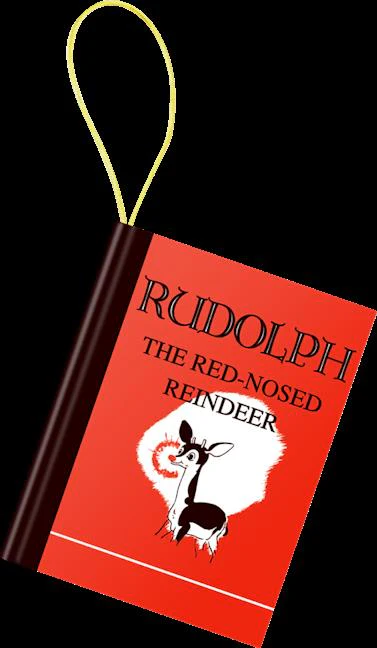 Rudolph the Red-Nosed Reindeer Mini-Book Ornament - Image 2