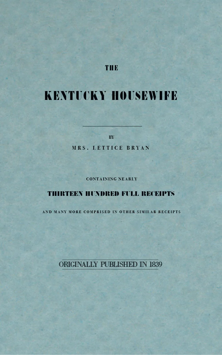 The Kentucky Housewife